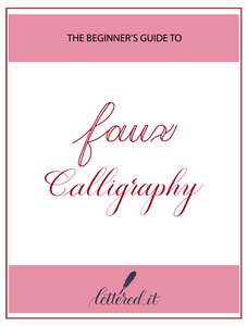 Faux Calligraphy Workbook